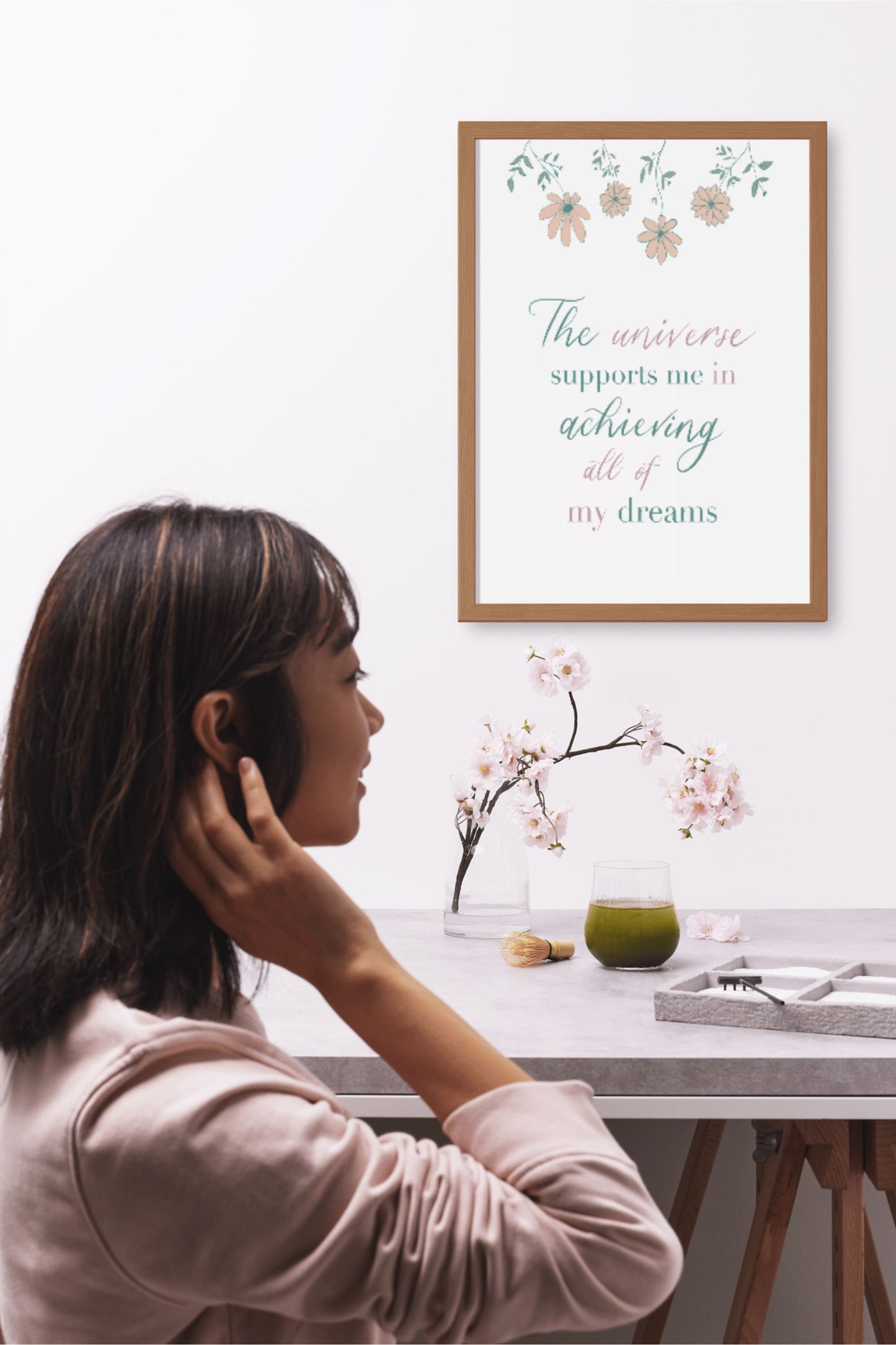 "The Universe Supports Me" Affirmation Print