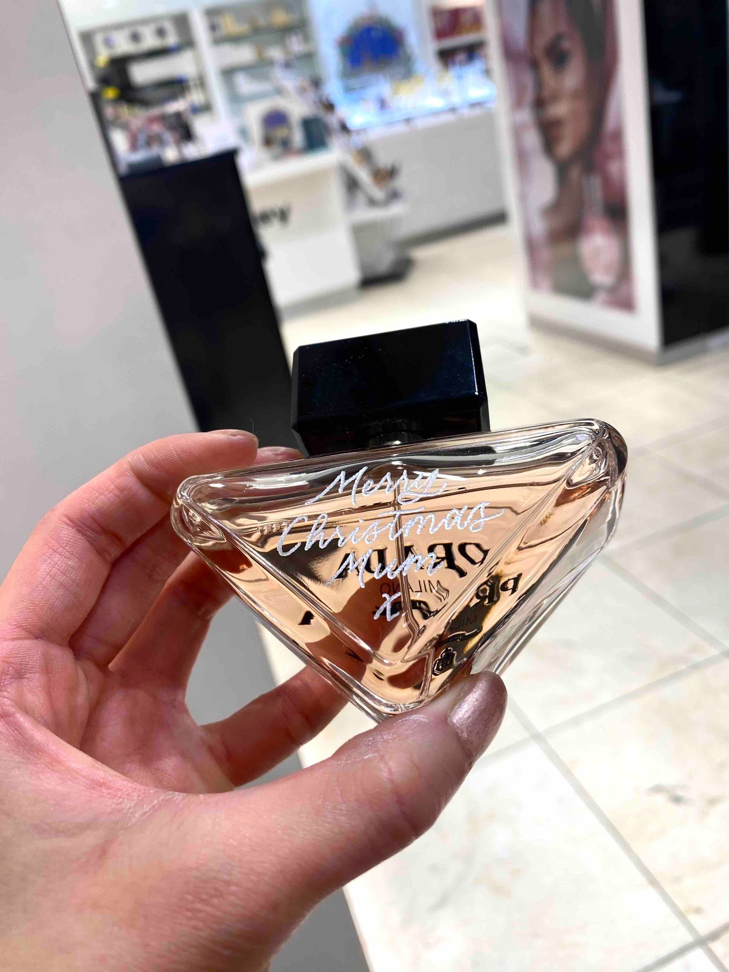 Personalised perfume bottle | Mother of the bride gift | Engraved Wedding perfume | Anniversary gift